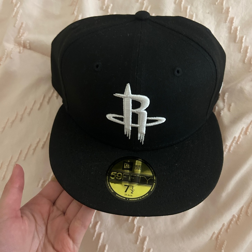 New Era Black and Gray Cap with White Logo